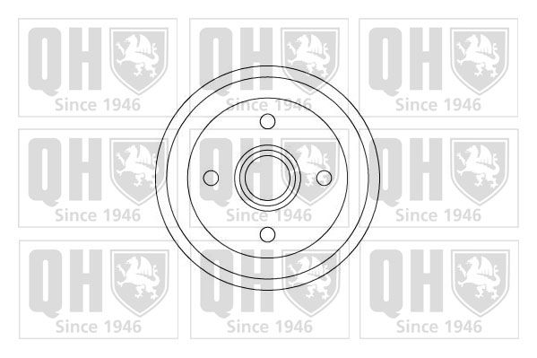 QUINTON HAZELL Тормозной барабан BDR533